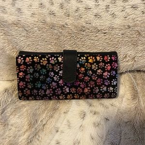 Brand new paw print wallet.
